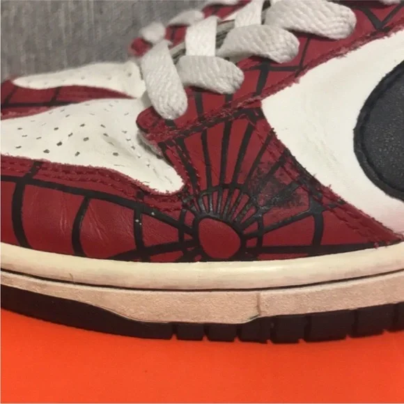 Nike Dunk Low GS Spiderman Vintage 2004 Rare - Picture 13 of 15